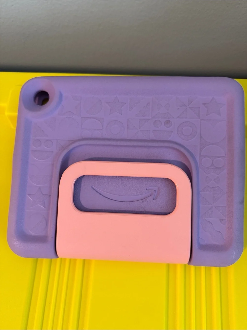 Amazon Kids Tablet Silicone Handle Cover in Lavender and Pink